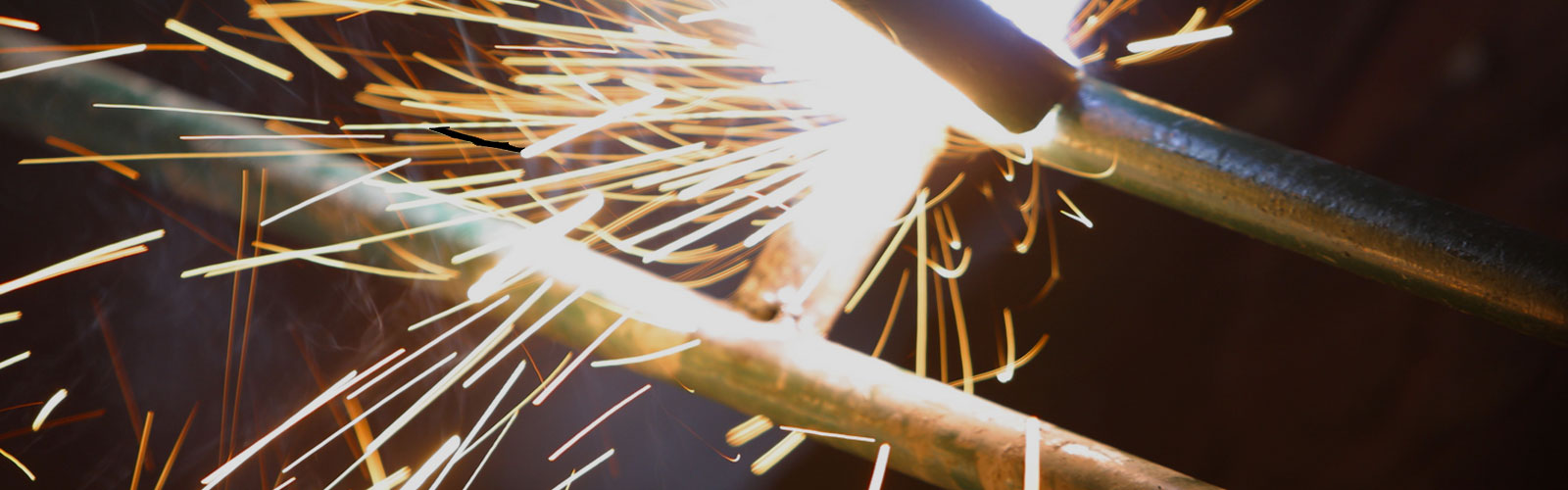 A spark lighting up.