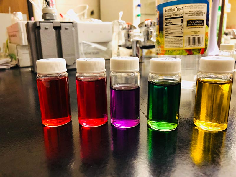Purple cabbage extract based indicators