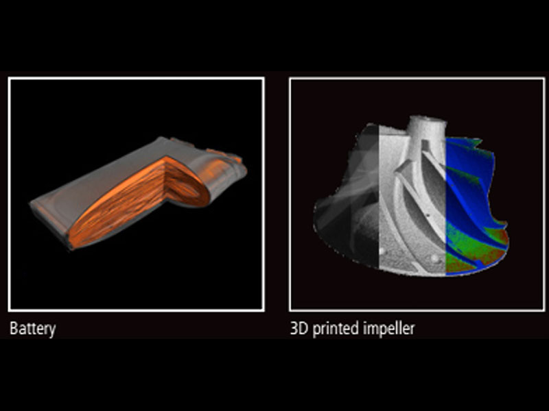 Battery and 3D printed impeller
