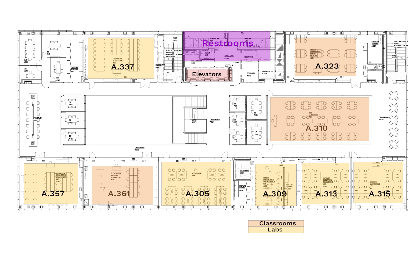 Kiewit Hall - Floor 3