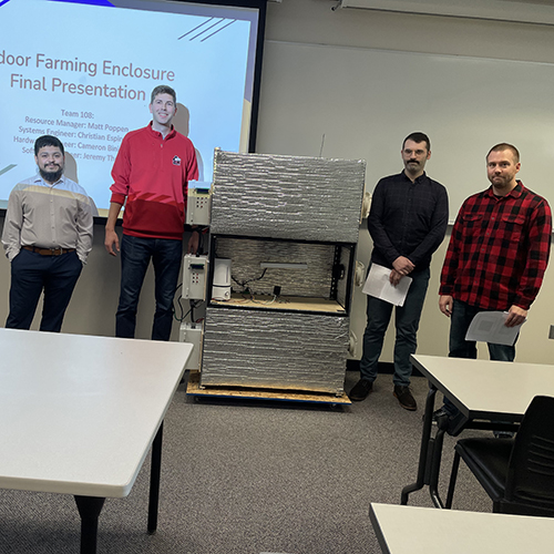 Indoor Farming Enclosure team