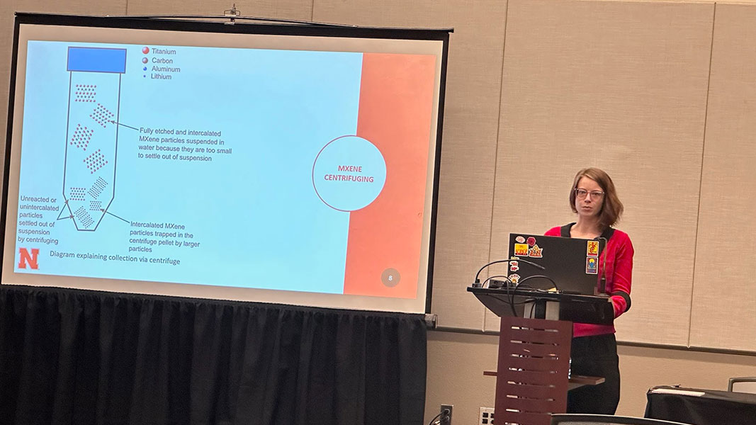 Alyssa's presentation on wool, textile based super capacitors. 