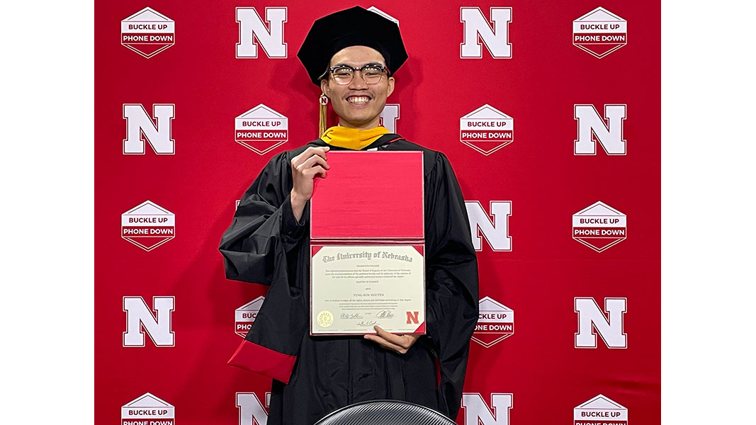 Tung at his graduation.