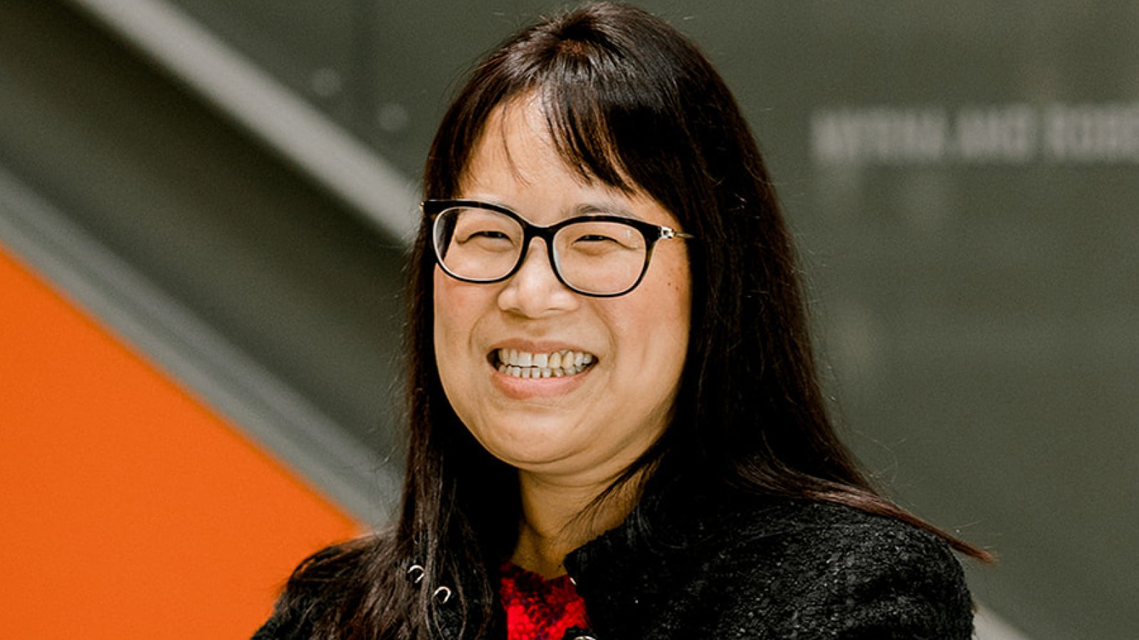 Lily Wang, director of the Durham School of Architectural Engineering and Construction and Charles W. and Margre H. Durham Distinguished Professor